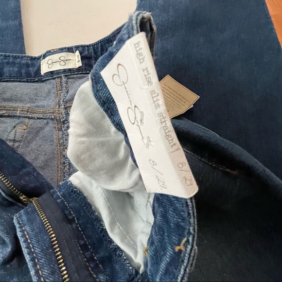 Jessica Simpson high rise slim straight jeans size 8/29 - Picture 9 of 14